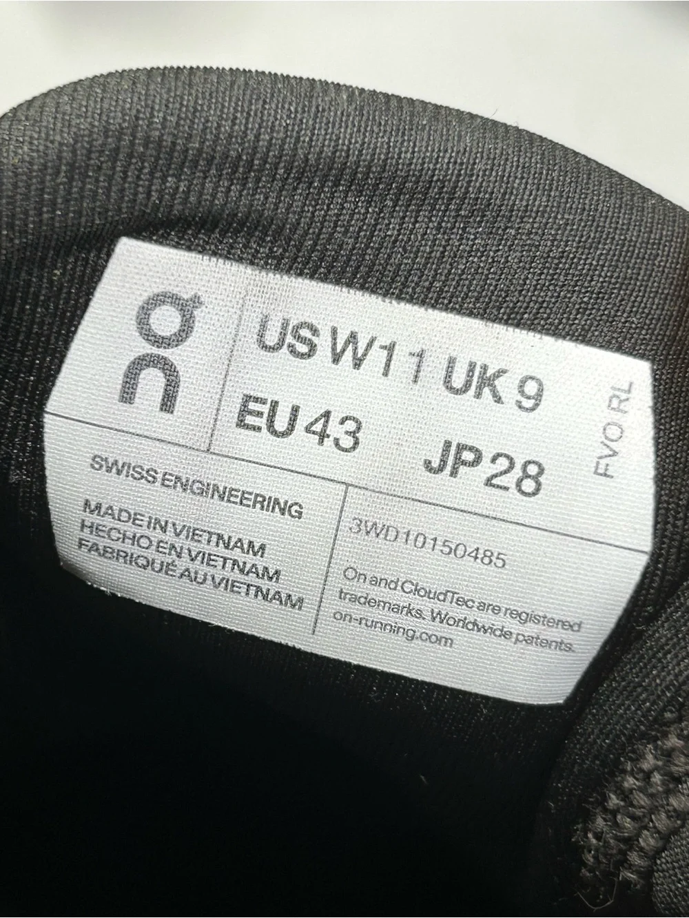 On Cloud Running Cloudswift 3 AD Women's 11 All Black Running Shoes 3WD10150485